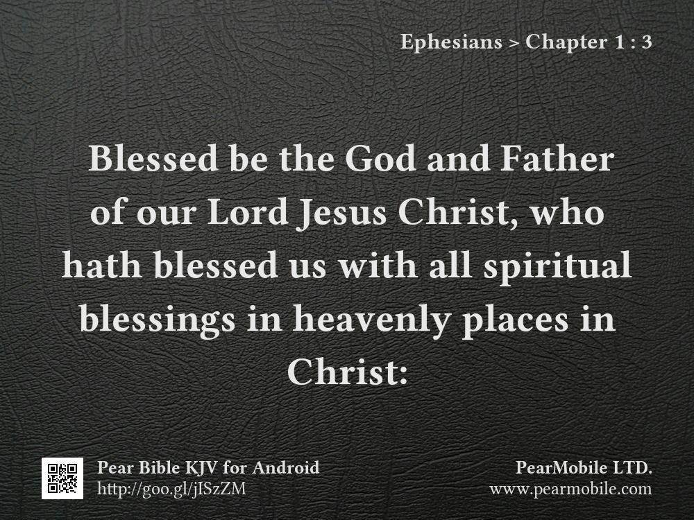 Ephesians, Chapter 1:3